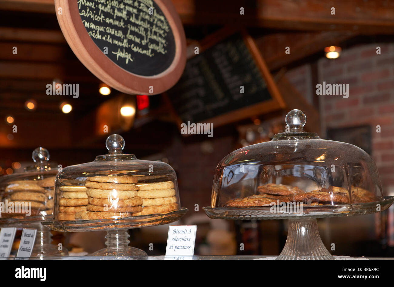 Cookies at a bakery in Montreal Canada Stock Photo Alamy