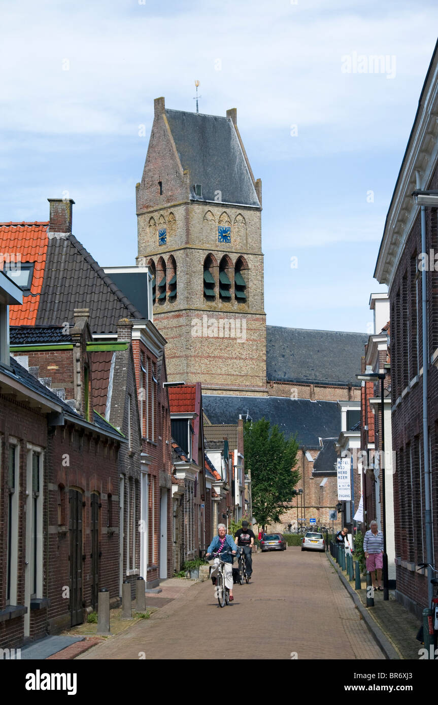 Bolsward town city historic Netherlands Friesland Stock Photo