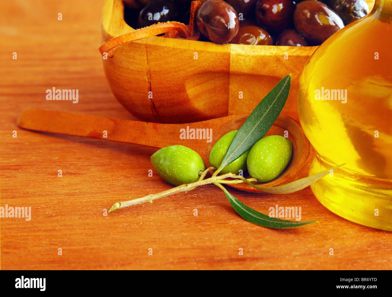 Closeup on fresh green olive branch Stock Photo Alamy