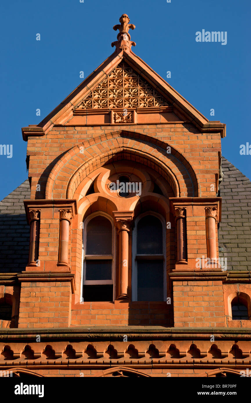 External view of an ancient cathedral, Dublin, Ireland Stock Photo