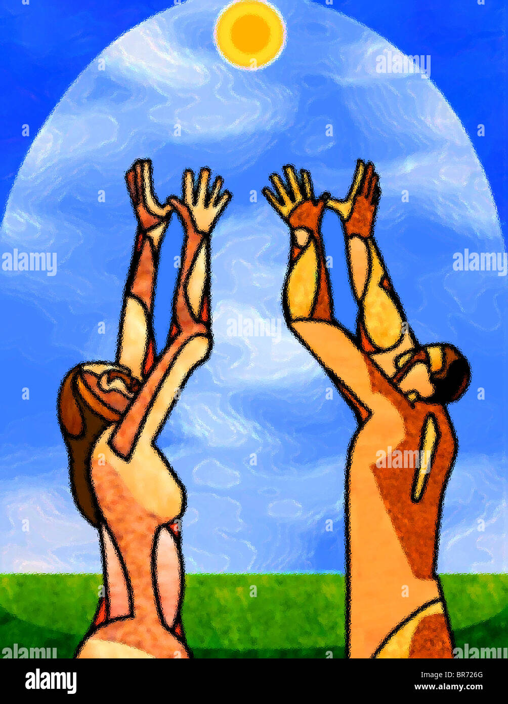 Reaching for the sun hi-res stock photography and images - Alamy