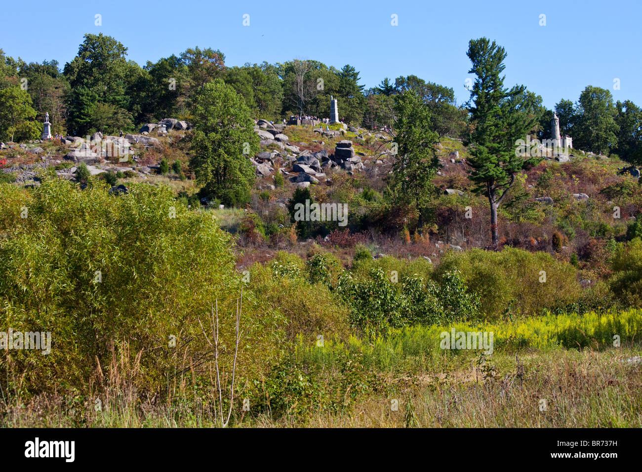 Little Round Top, Civil War Battlefield, Gettysburg, PA Stock Photo Alamy