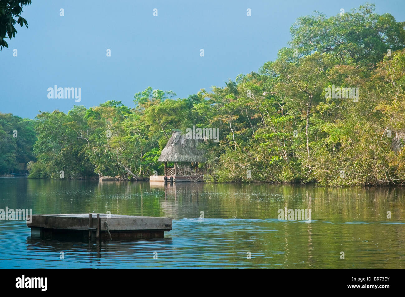 Rio Dulce, Lake Izabal, Guatemala, Central America Stock Photo