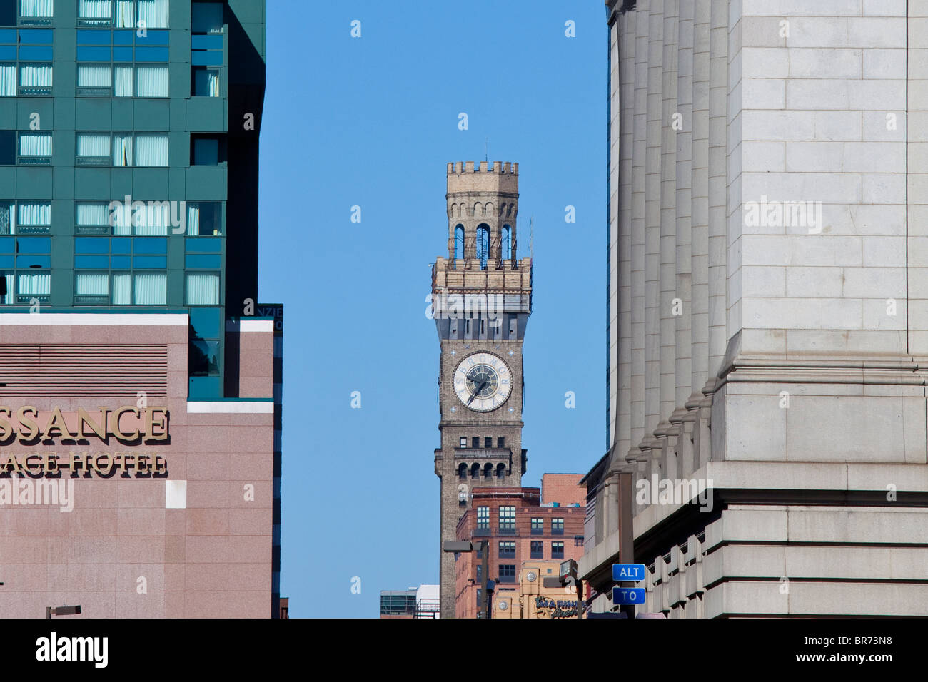 Emerson BromoSeltzer Tower in Baltimore MD Stock Photo Alamy