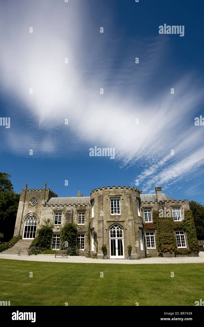 Prideaux Place near Padstow, Cornwall. Stock Photo