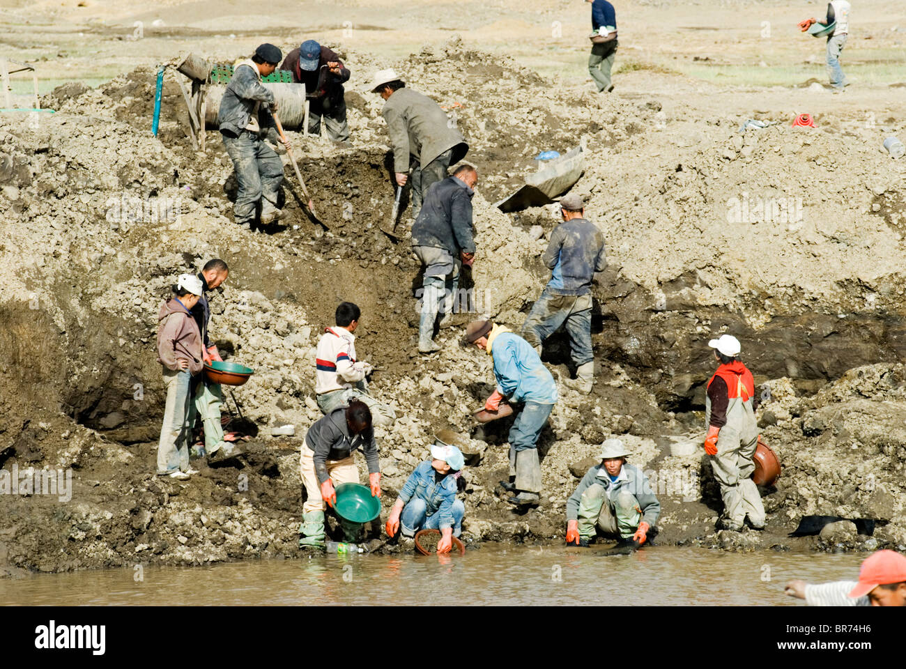 Gold mining pits hires stock photography and images Alamy