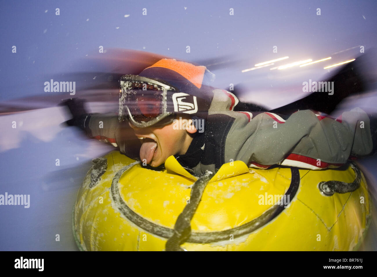 Snow tubing jackson hole hires stock photography and images Alamy