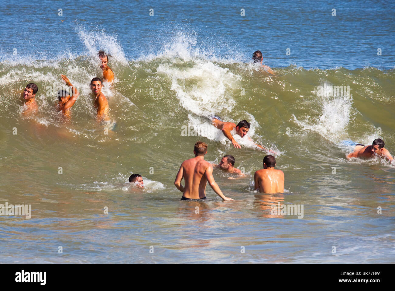 Gay part of Rehoboth Beach in Deleware Stock Photo