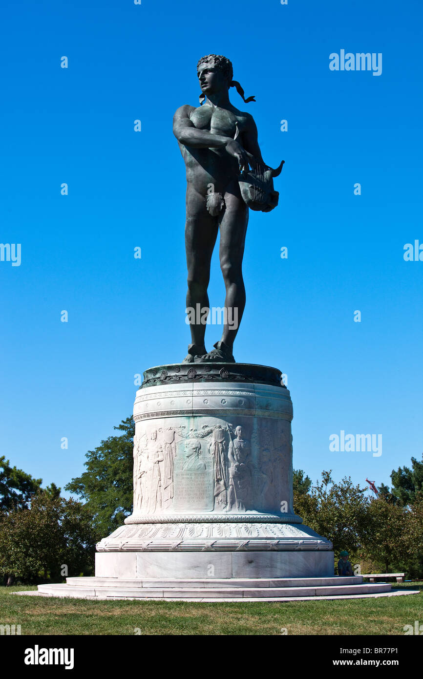 Statue of Orpheus, Francis Scott Key Monument, Fort McHenry, Baltimore