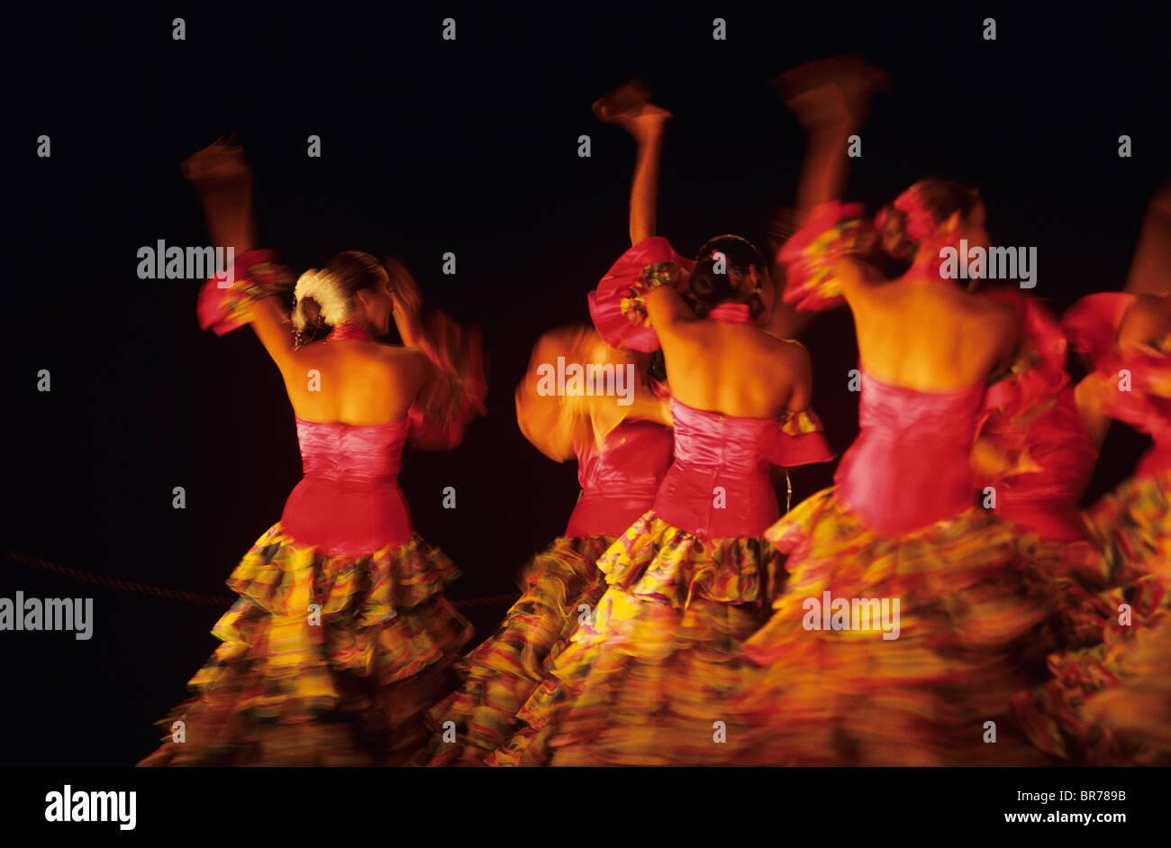 Mexican Folk Dancers Stock Photo