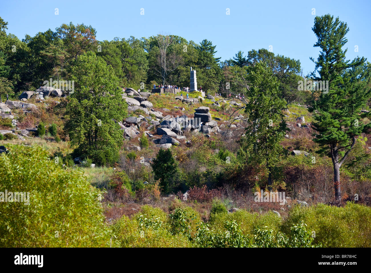 Little Round Top, Civil War Battlefield, Gettysburg, PA Stock Photo Alamy