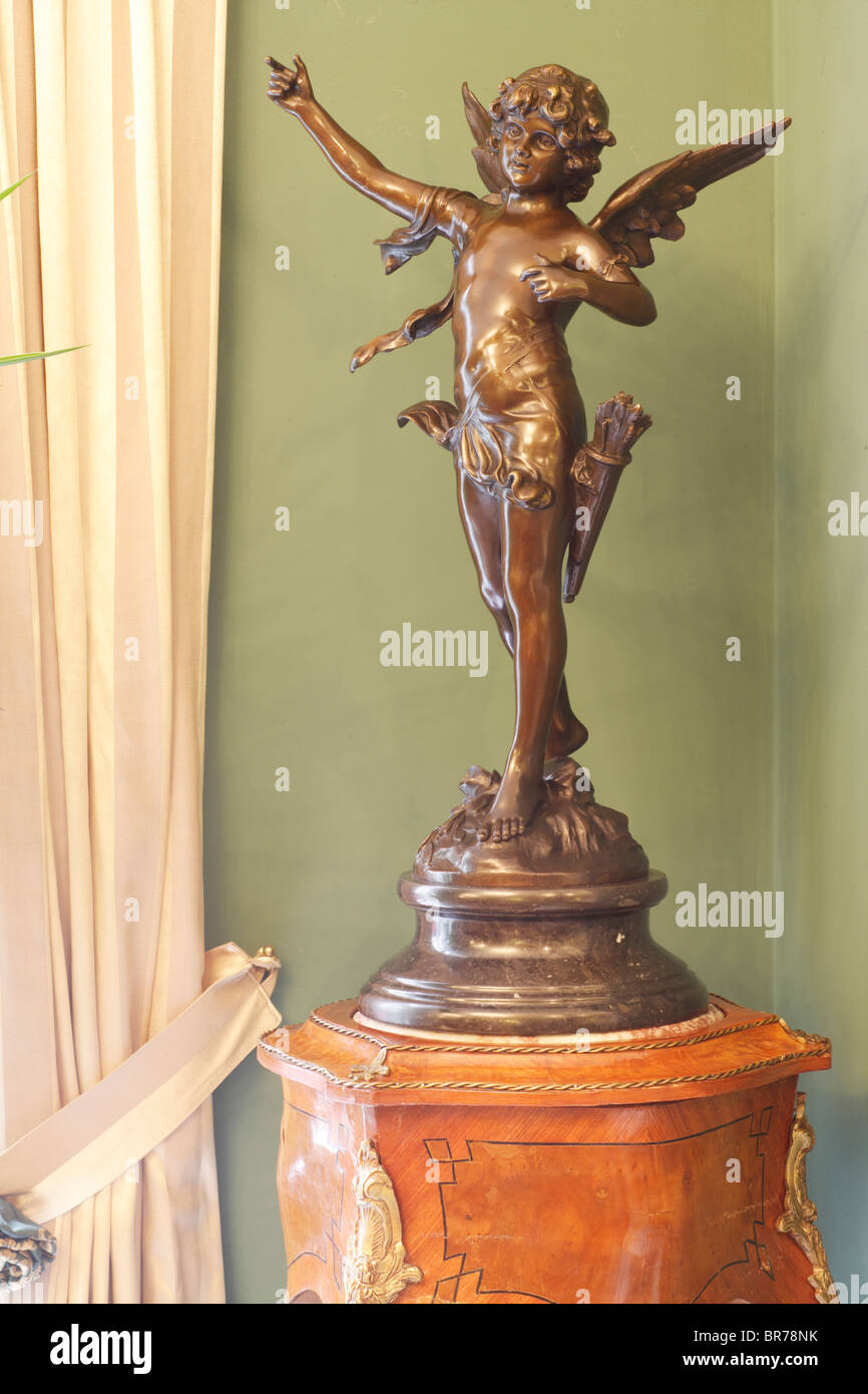 19 century,statue,antic sculpture  bronze,antique Stock Photo