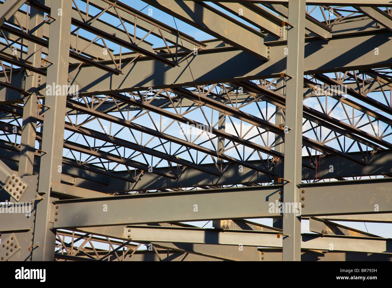 Steel Construction For A Commercial Building; Edmonton, Alberta, Canada