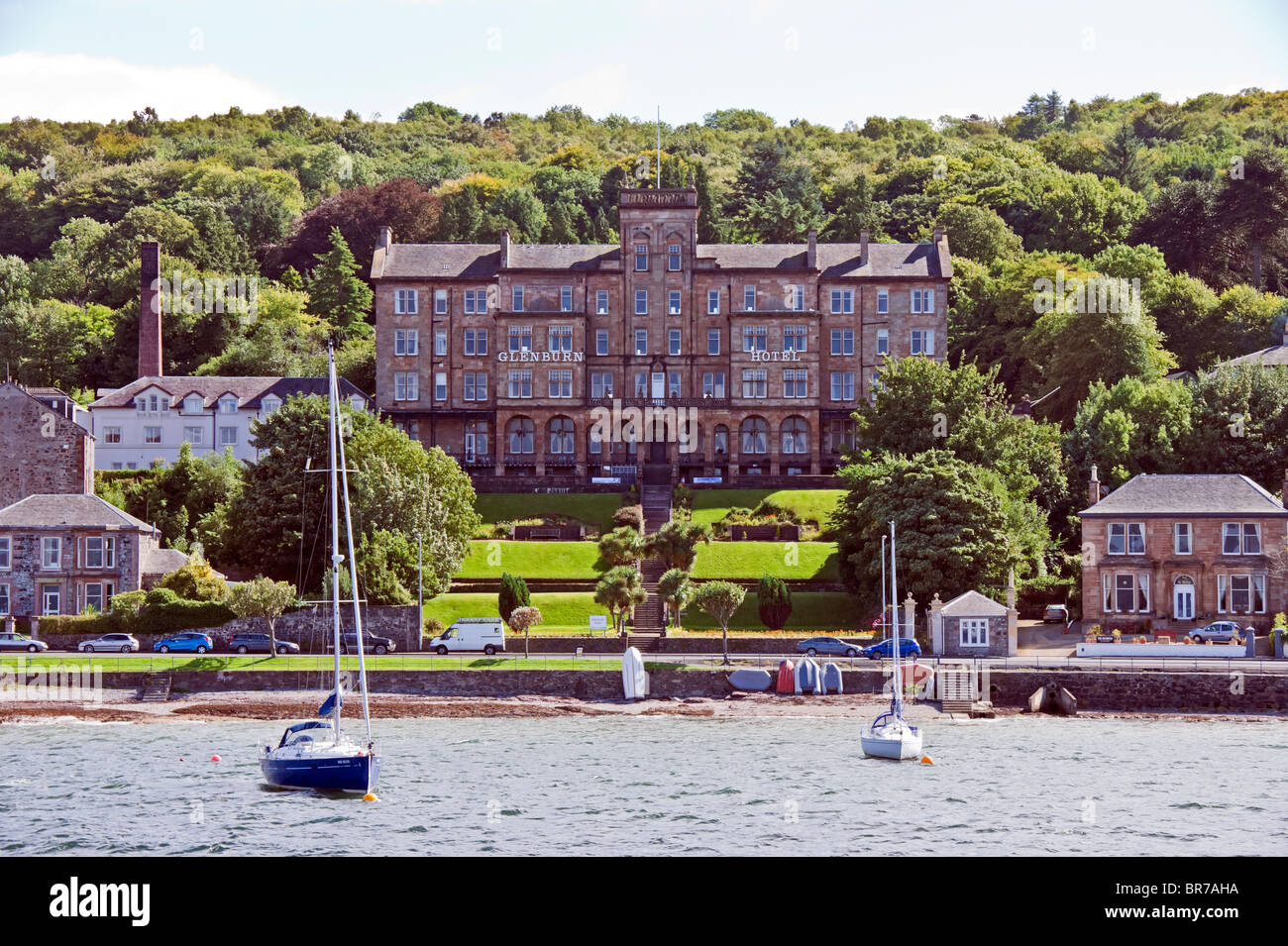 Bay Glenburn Hotel Rothesay Bute Scotland Stock Photo Alamy
