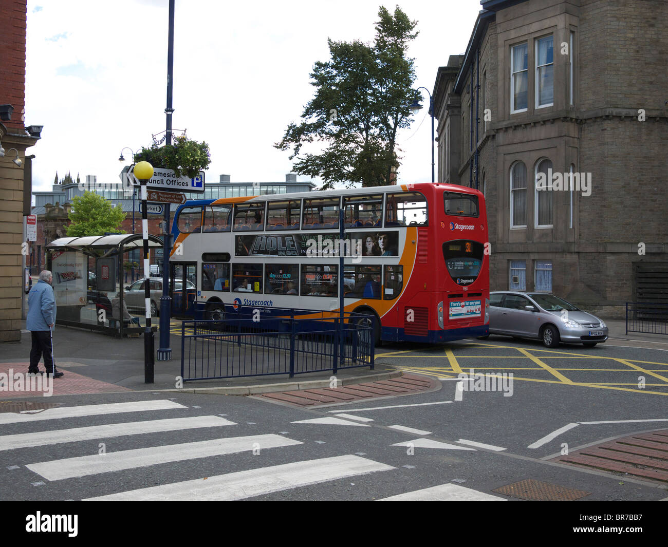 AshtonunderLyne town centre, England,UK Stock Photo Alamy