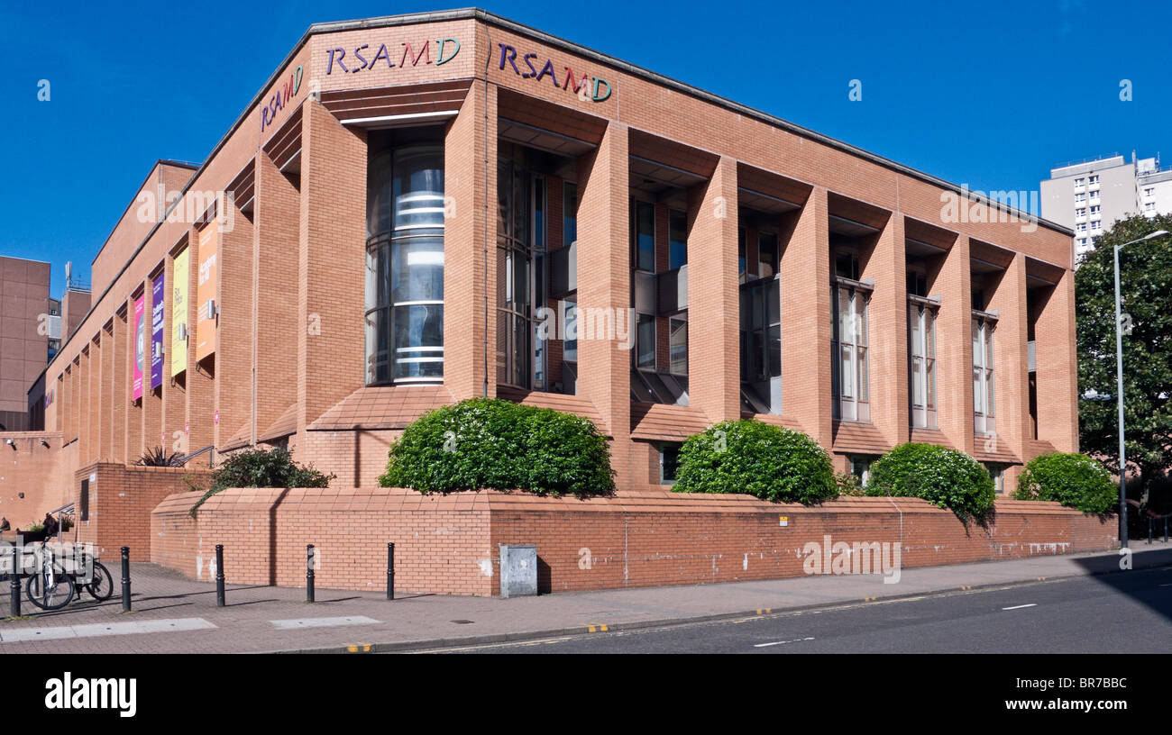 The Royal Scottish Academy of Music and Drama (RSAMD) in Renfrew Street Glasgow Scotland - now Royal Conservatoire of Scotland Stock Photo