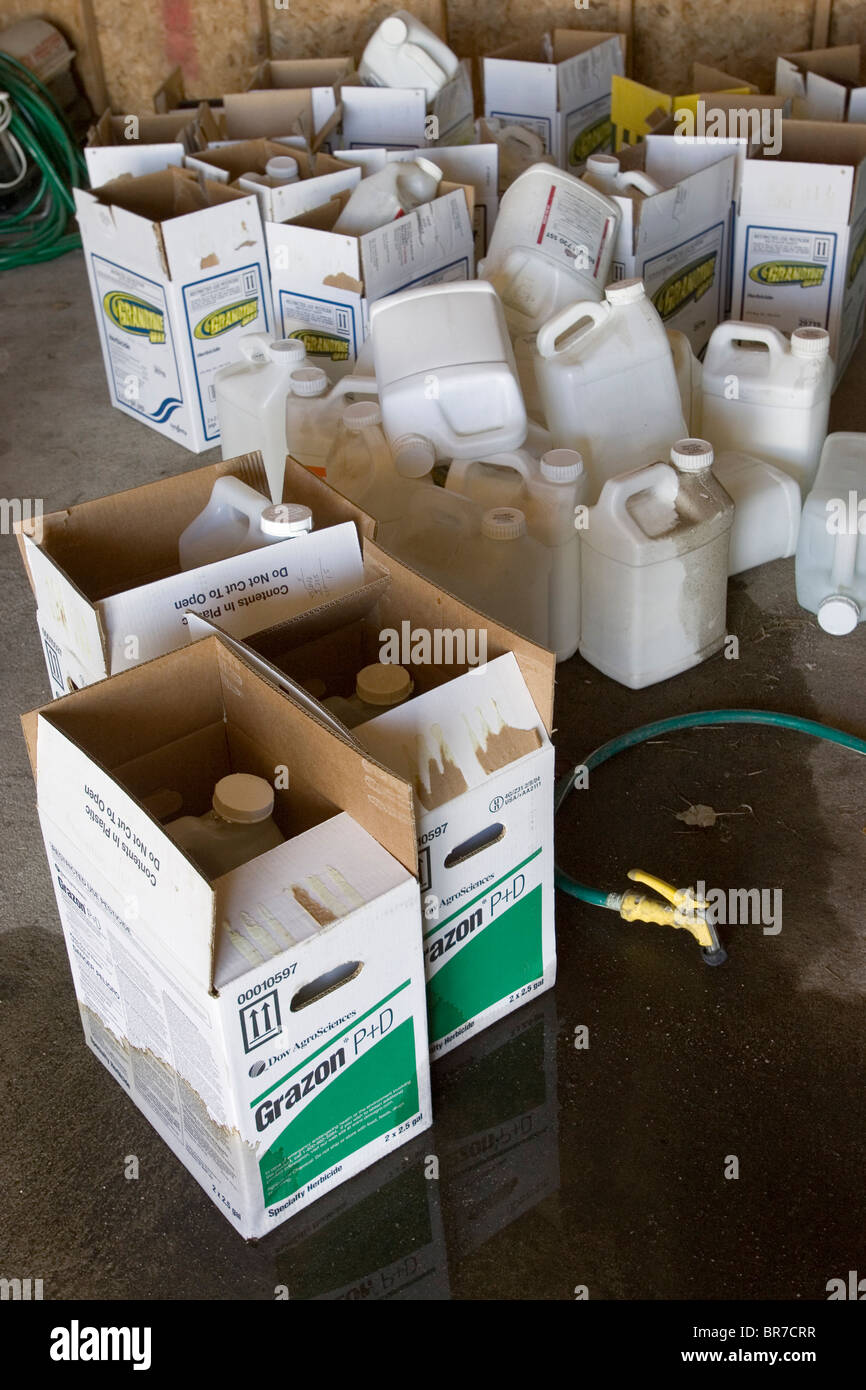 Pesticide Storage area Stock Photo Alamy