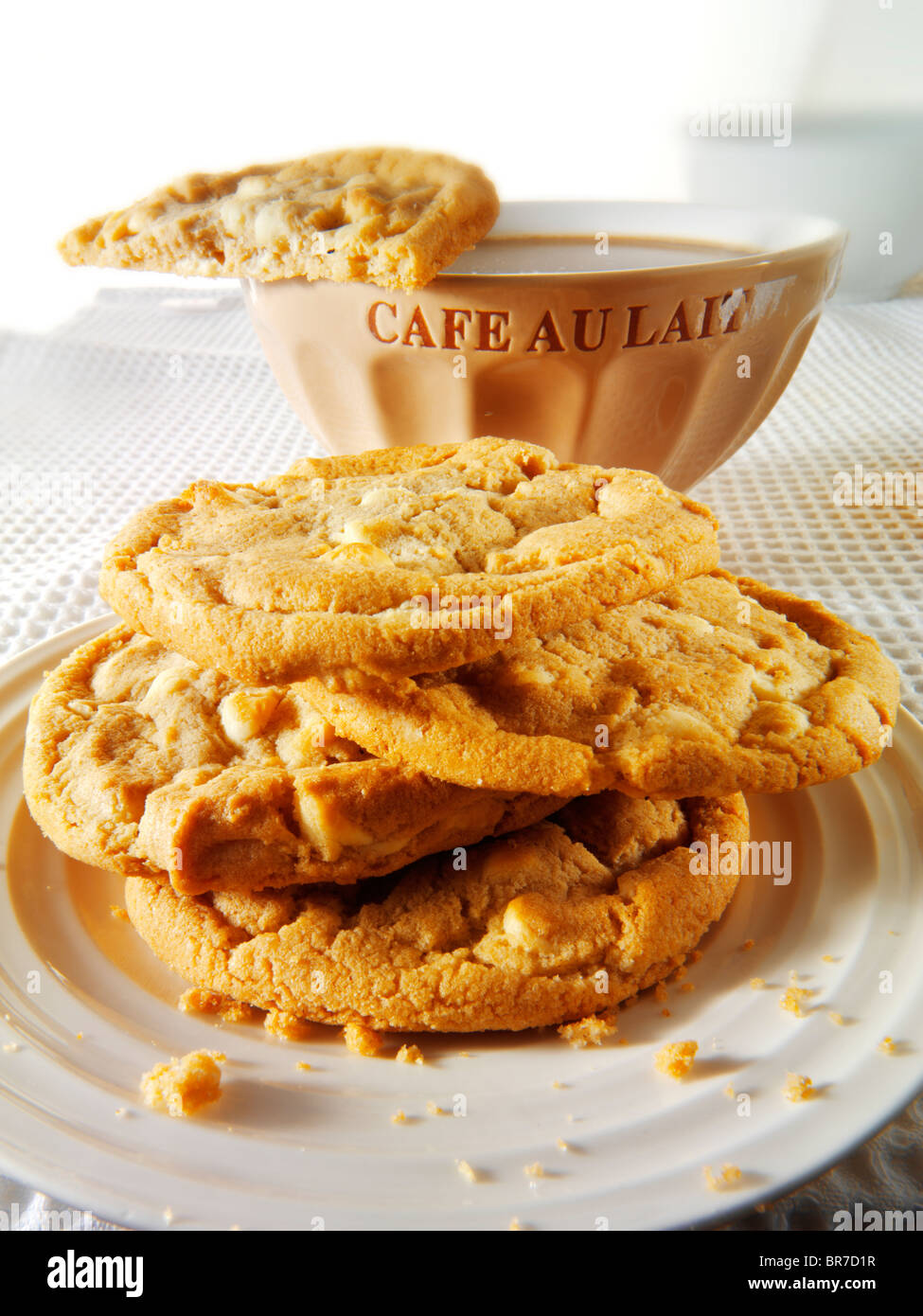 Almond biscuits Stock Photo