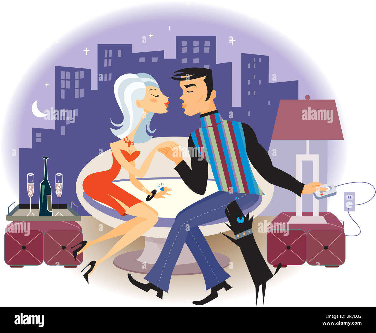 hot date Stock Photo