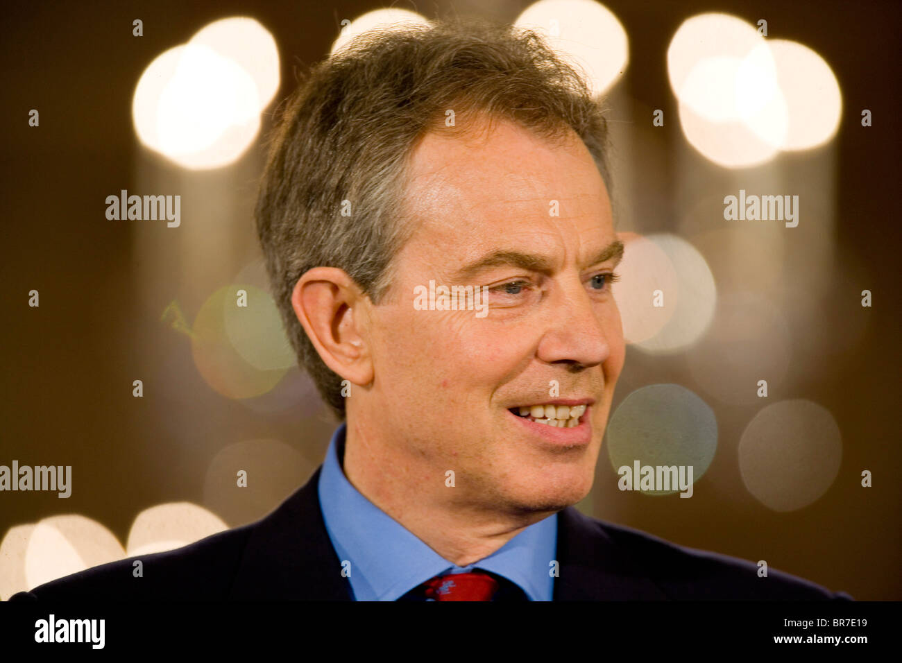 Tony Blair at the White House Stock Photo - Alamy