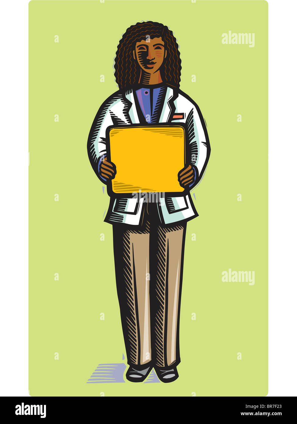 Holding manila folder hi-res stock photography and images - Alamy