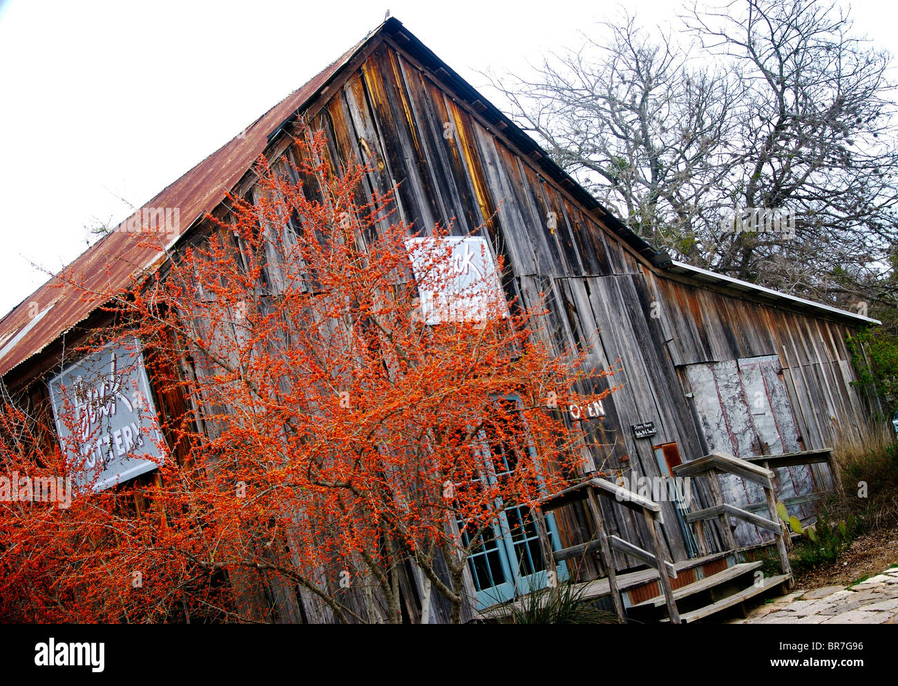 Pottery Shop In Hill Country Town Of Gruene Texas Popular With