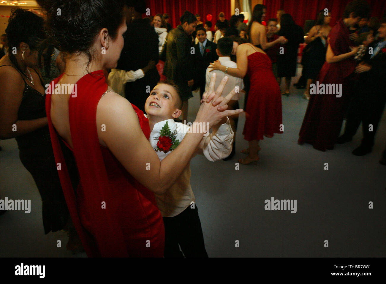 Mother and Son Dance Stock Photo - Alamy