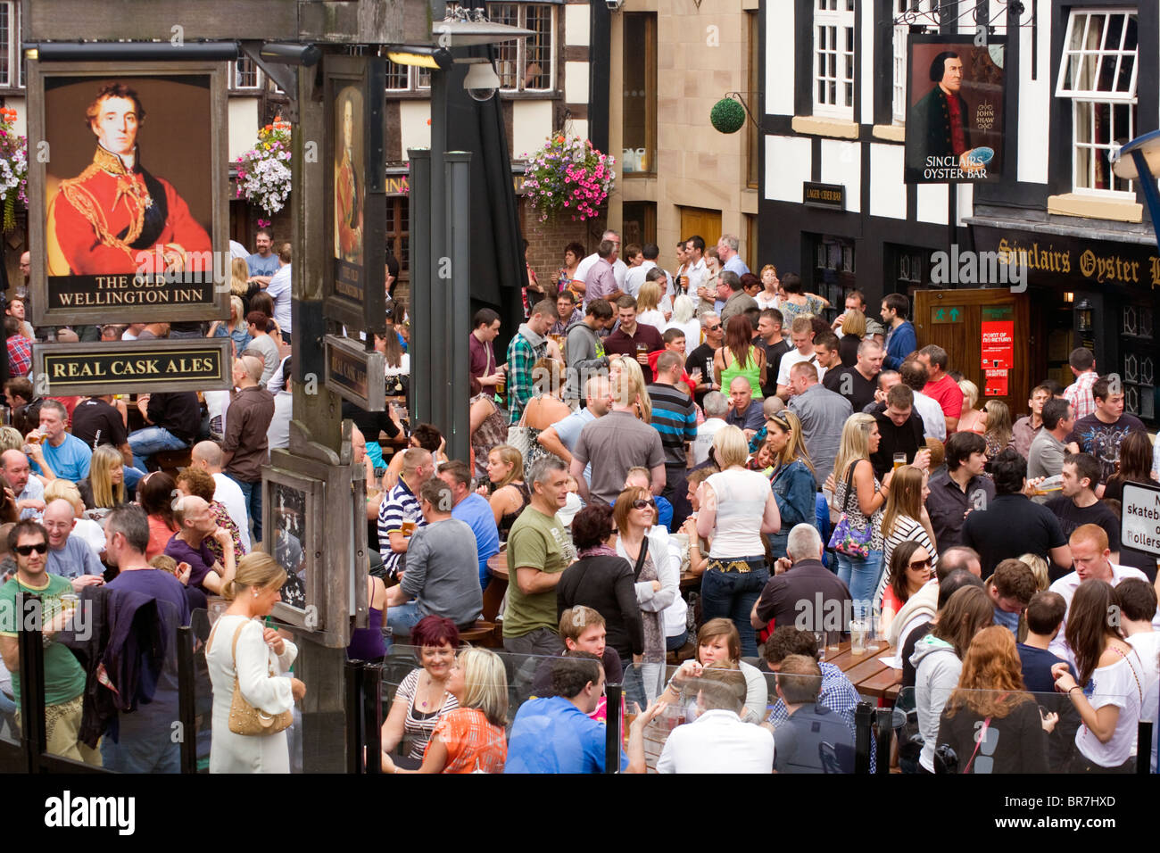 Shambles Square, Manchester Stock Photo - Alamy