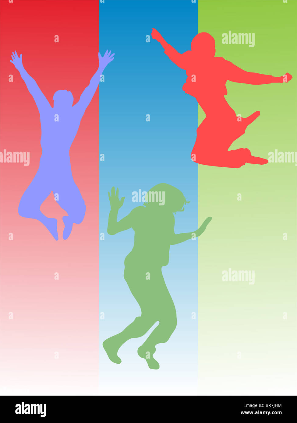 Funny jumping teenager Stock Photo Alamy