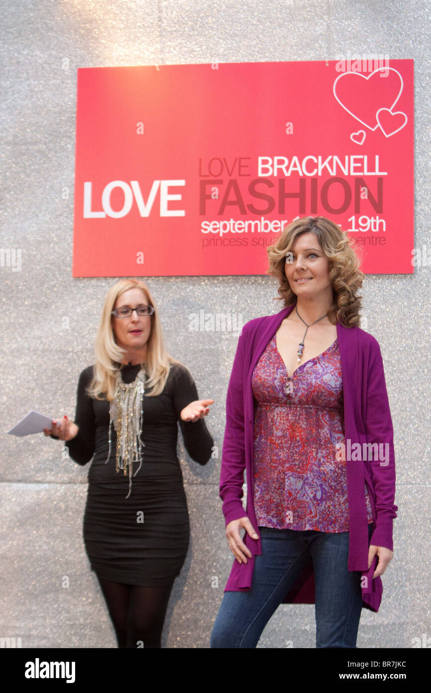 Nicky HambletonJones (presenter of Ten Years Younger) hosting a