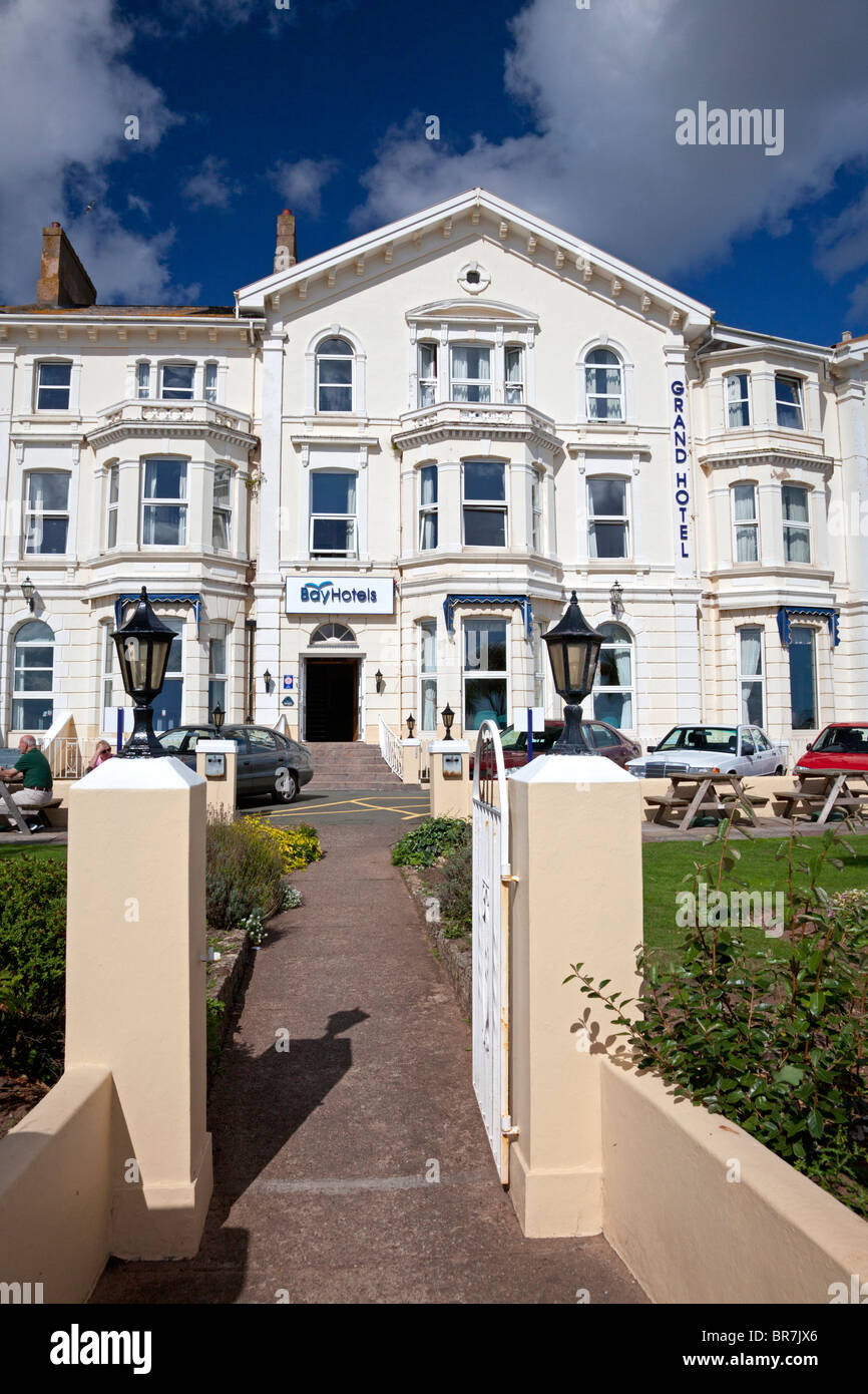 The Grand Hotel, Exmouth, Devon Stock Photo Alamy