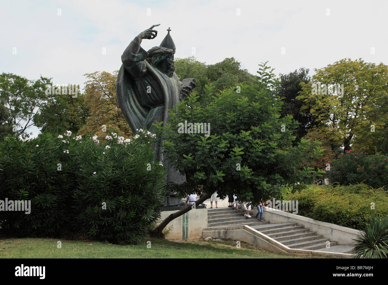 Statue of Gregorius of Nin, Split, Croatia Stock Photo Alamy
