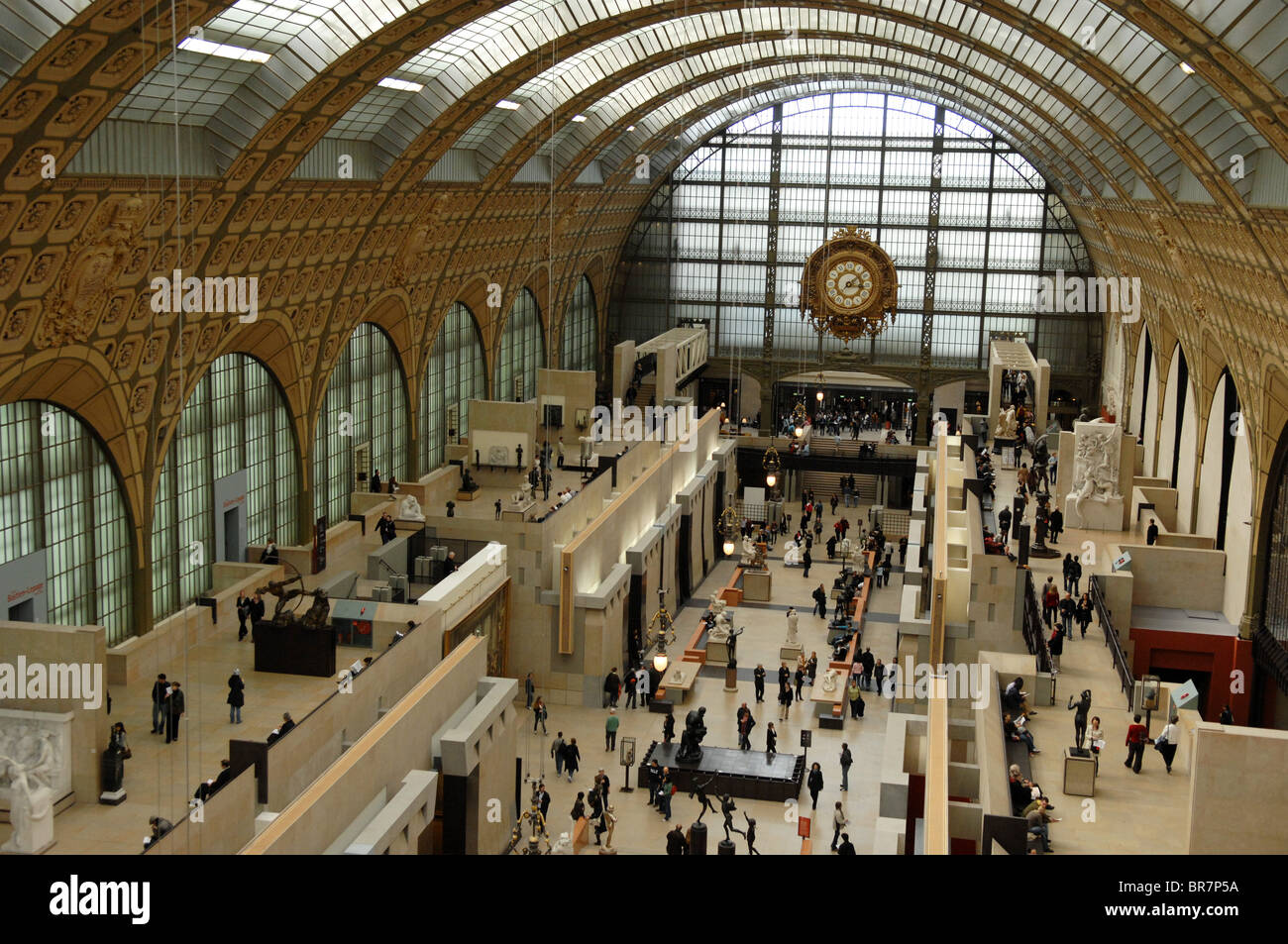Exhibitions in the Musée d'Orsay museum in Paris France Stock Photo