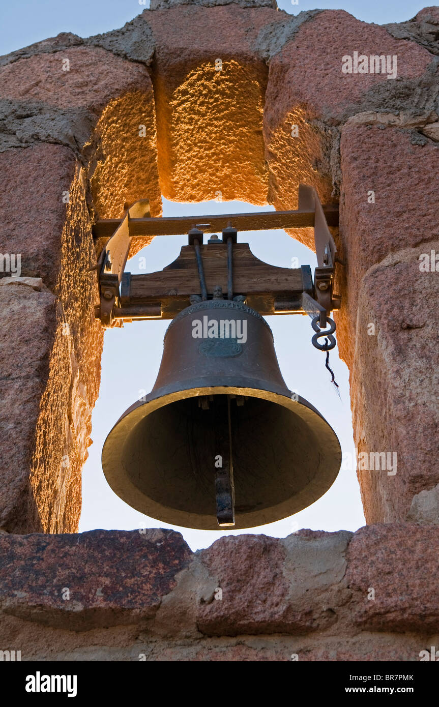 bell in the chapel on top of Mount Sinai (Moses) in the Sinai mountains of  Egypt Stock Photo - Alamy