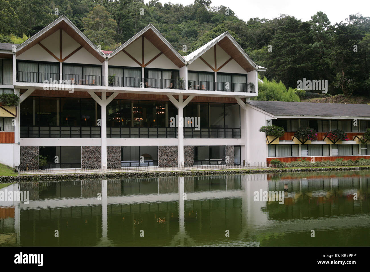 Views of the Bambito Hotel, at Bambito, Chiriqui Province, Panama.  For Editorial Use Only. Stock Photo