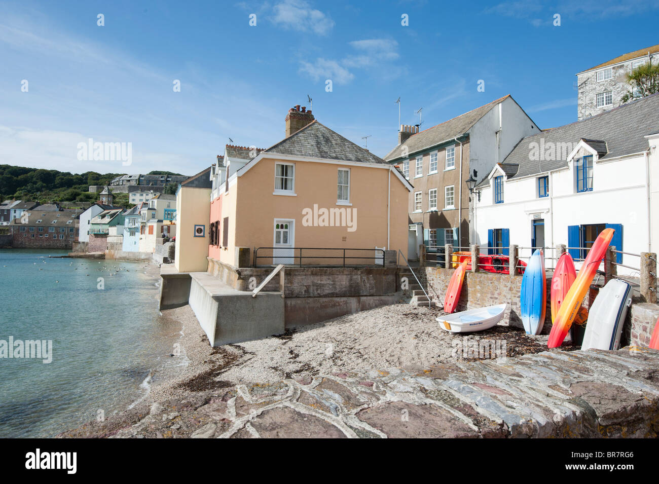 Cornish Village of Cawsand Stock Photo Alamy