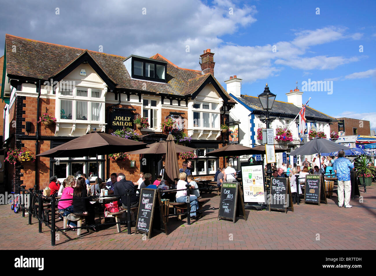 The 'Jolly Sailor' Pub, The Quay, Poole, Dorset, England, United Kingdom Stock Photo