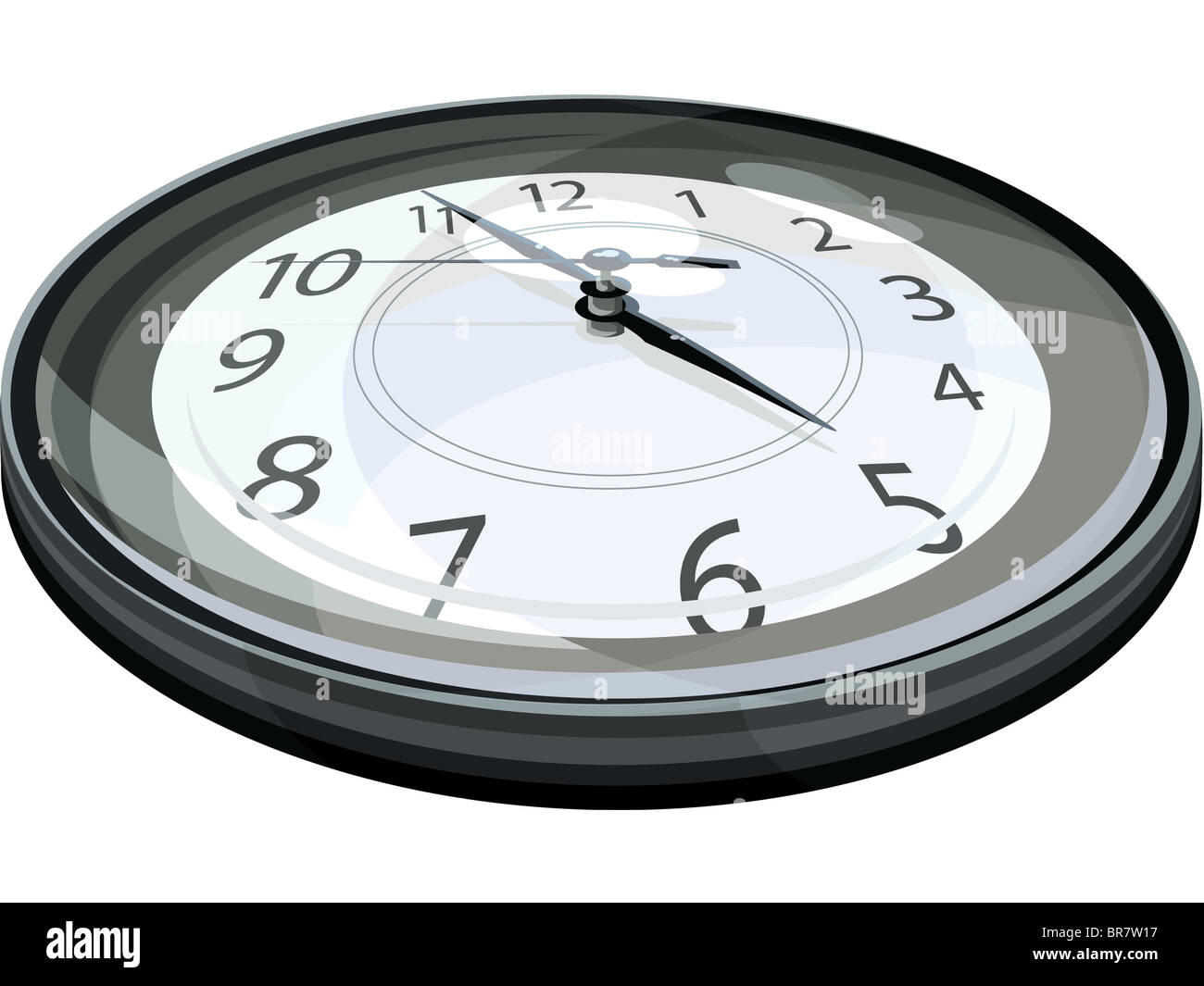 Illustration of a clock Stock Photo Alamy