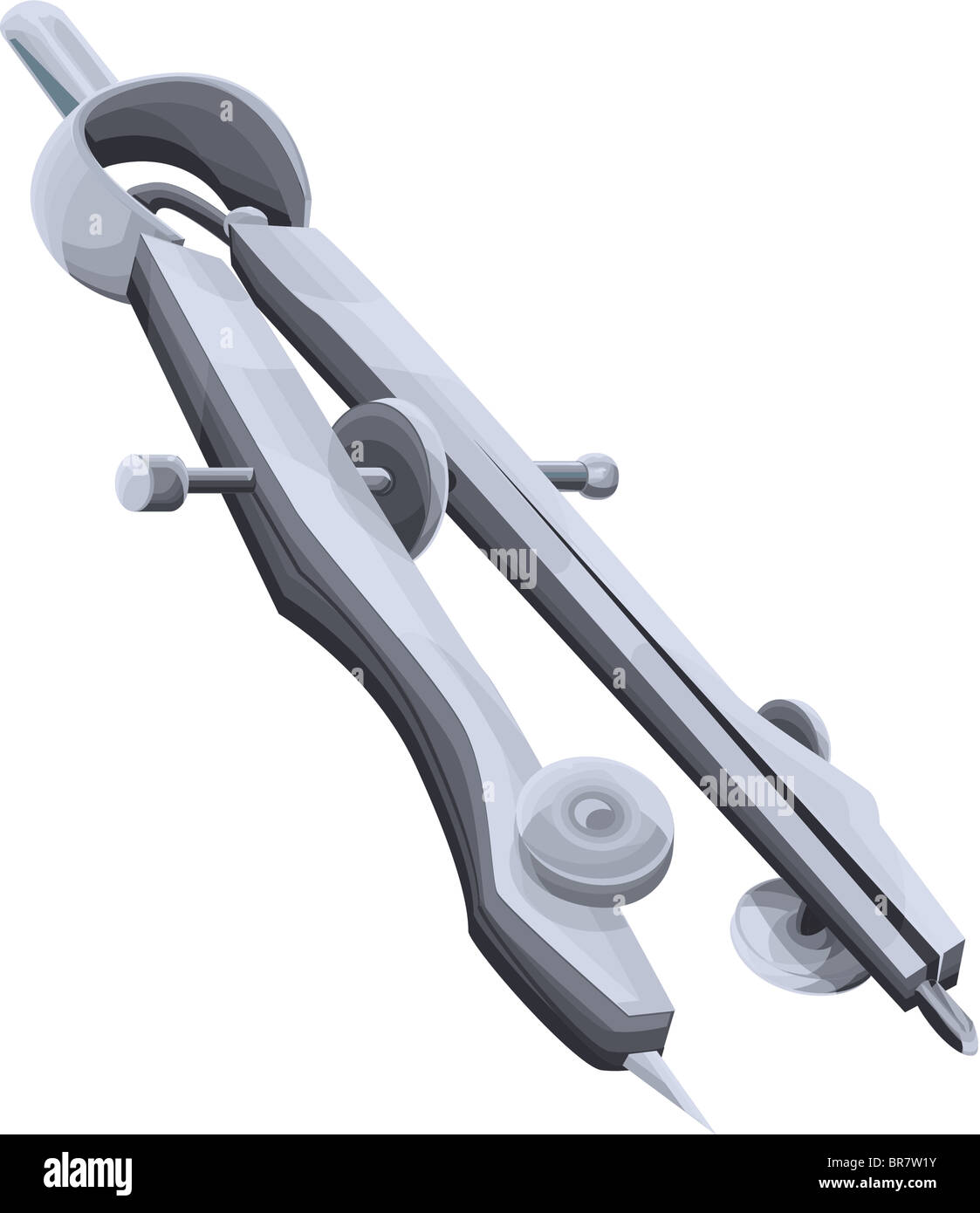Measuring with a pair of compasses hi-res stock photography and images ...