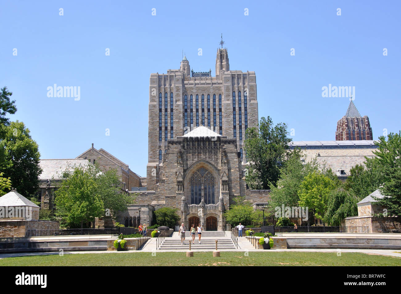 Sterling Memorial Library, Yale University, New Haven, Connecticut, USA Stock Photo