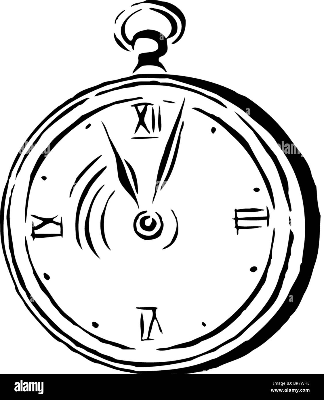Pocket watch drawing hi-res stock photography and images - Alamy