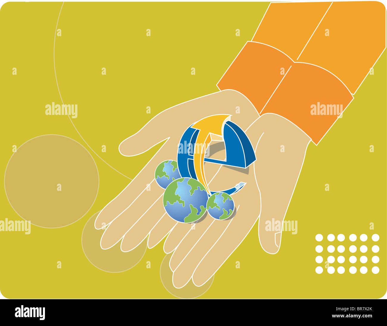 The internet puts the world at your fingertips Stock Photo - Alamy