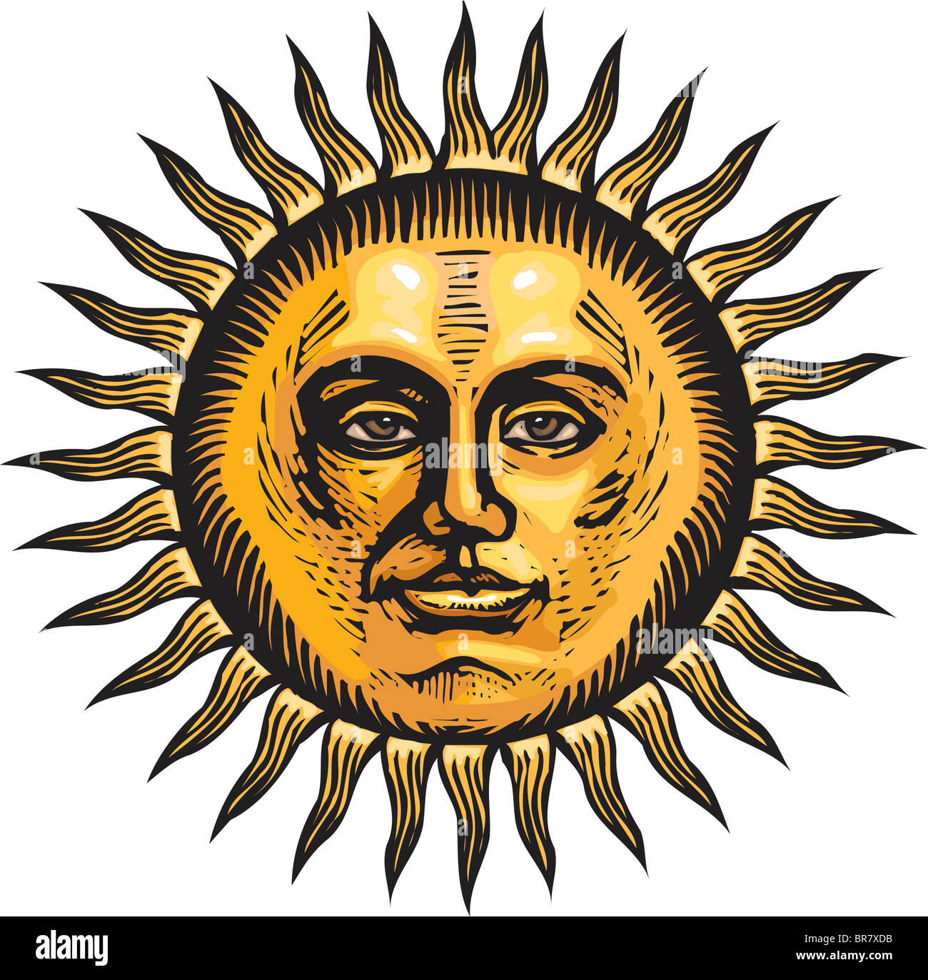 Face Of The Sun Painting High Resolution Stock Photography And Images Alamy
