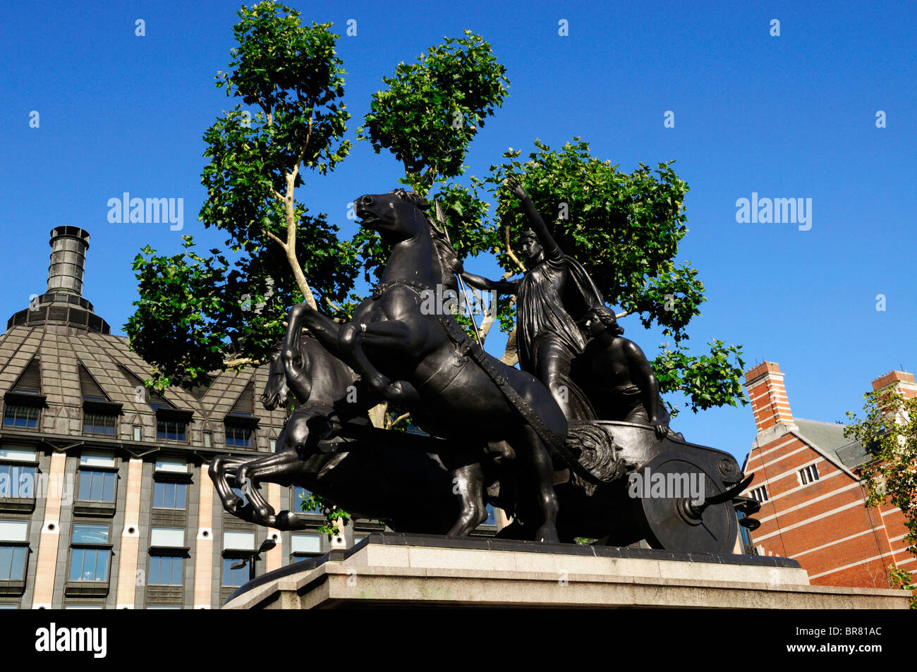 Statue of Boudicca, Queen of The Iceni, Westminster Bridge, London