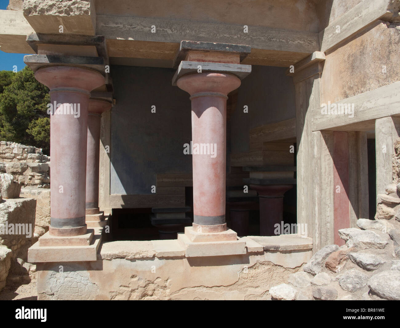 Minoan Palace, Knossos, Crete Stock Photo - Alamy