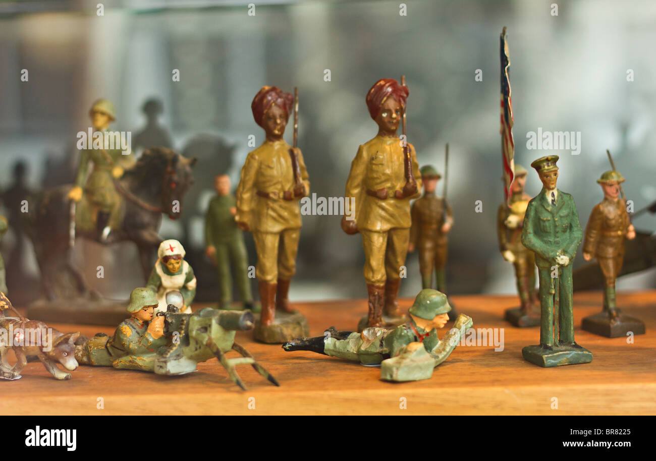 Antique toy soldier hi-res stock 
