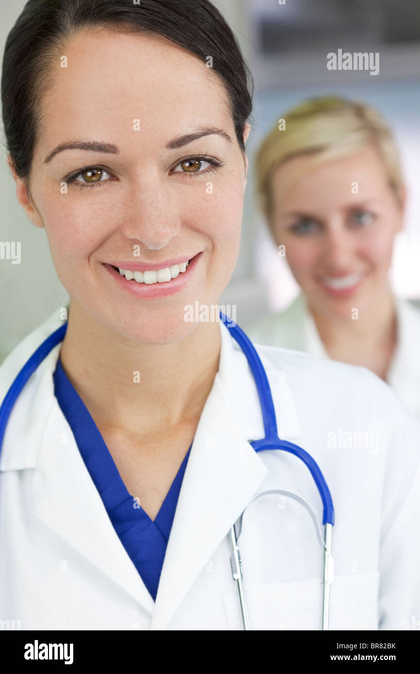Medical team in coat hi-res stock photography and images - Alamy