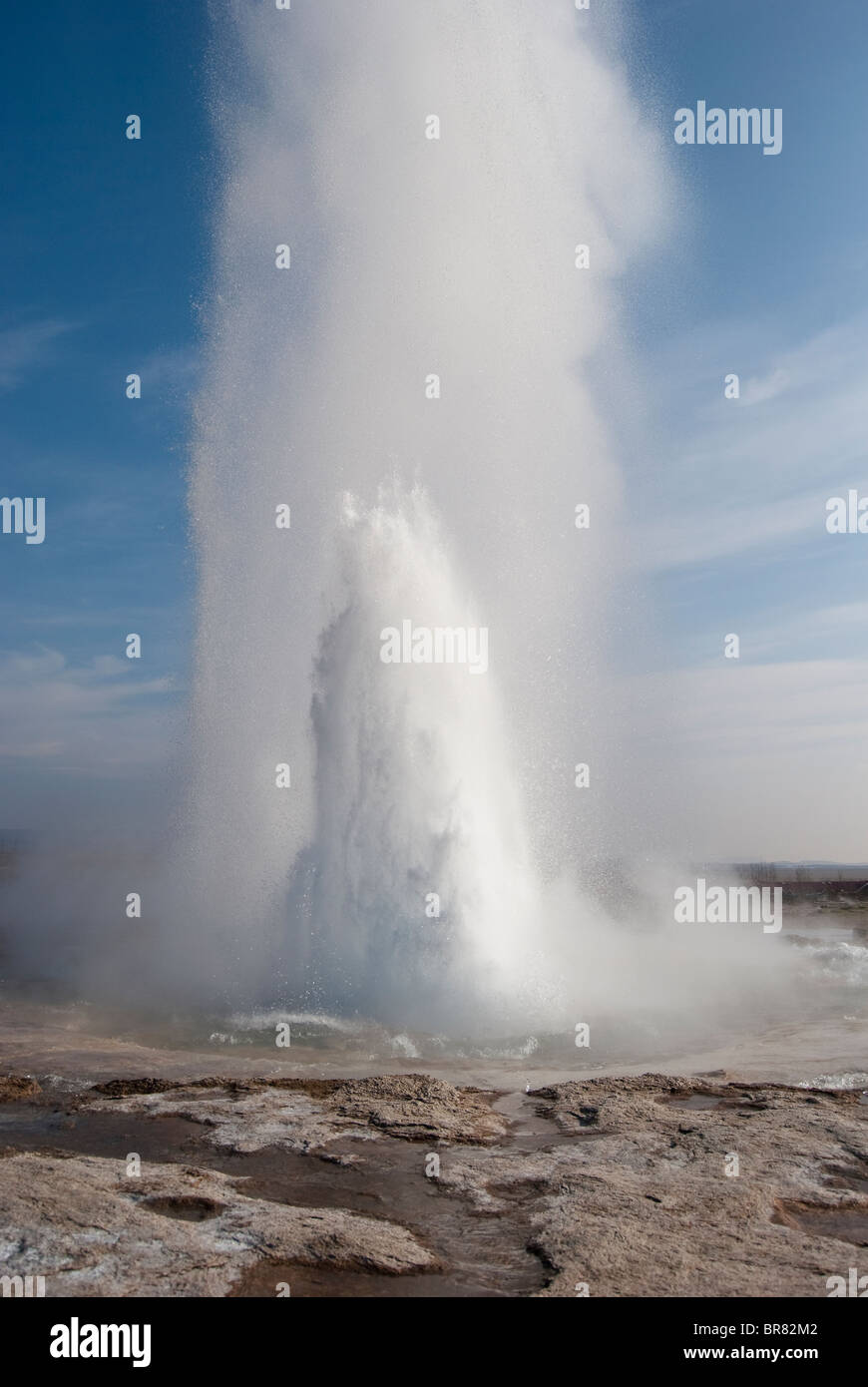 Strokkur geyser Iceland Stock Photo - Alamy