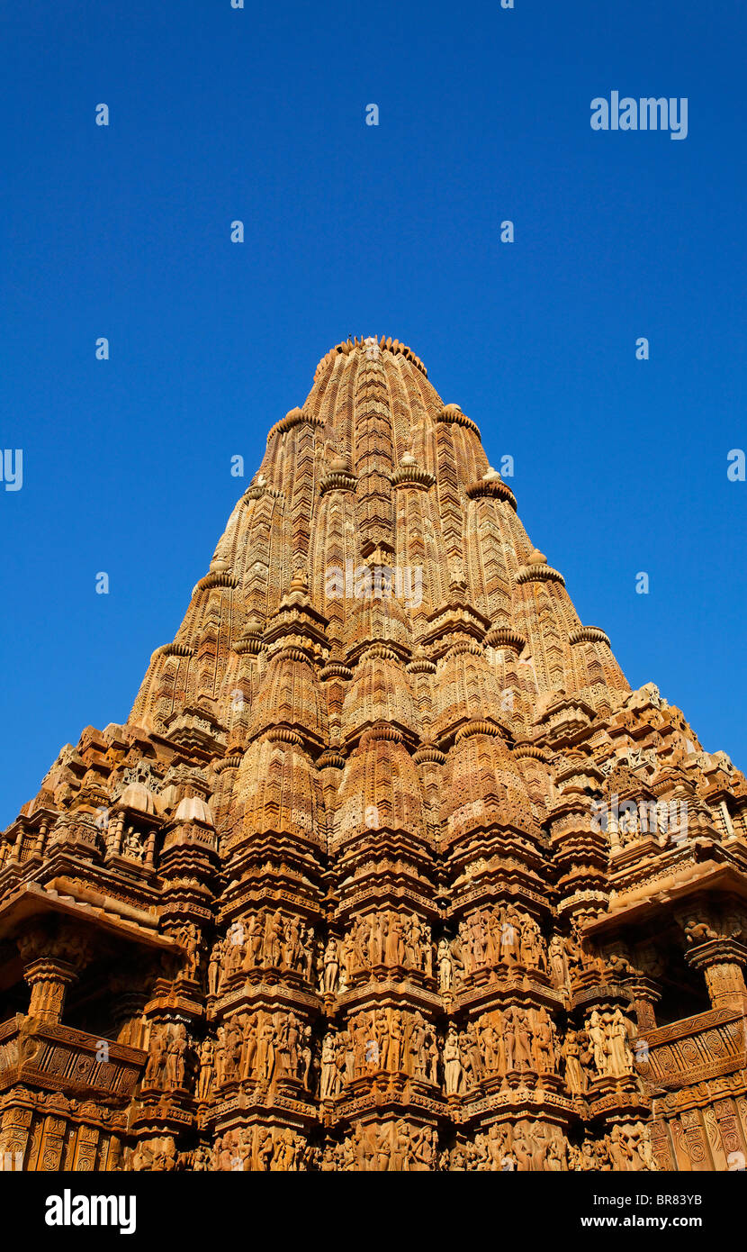 Kandariya Temple Mehedeva, Khajuraho, Madhya Pradesh, India Stock Photo