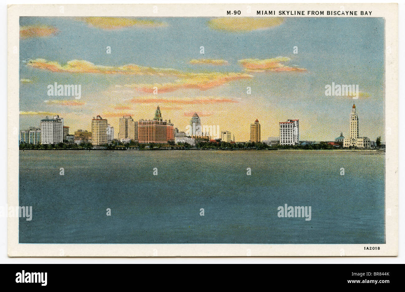 19 Vintage Postcards Florida Miami Orlando Hotels etc